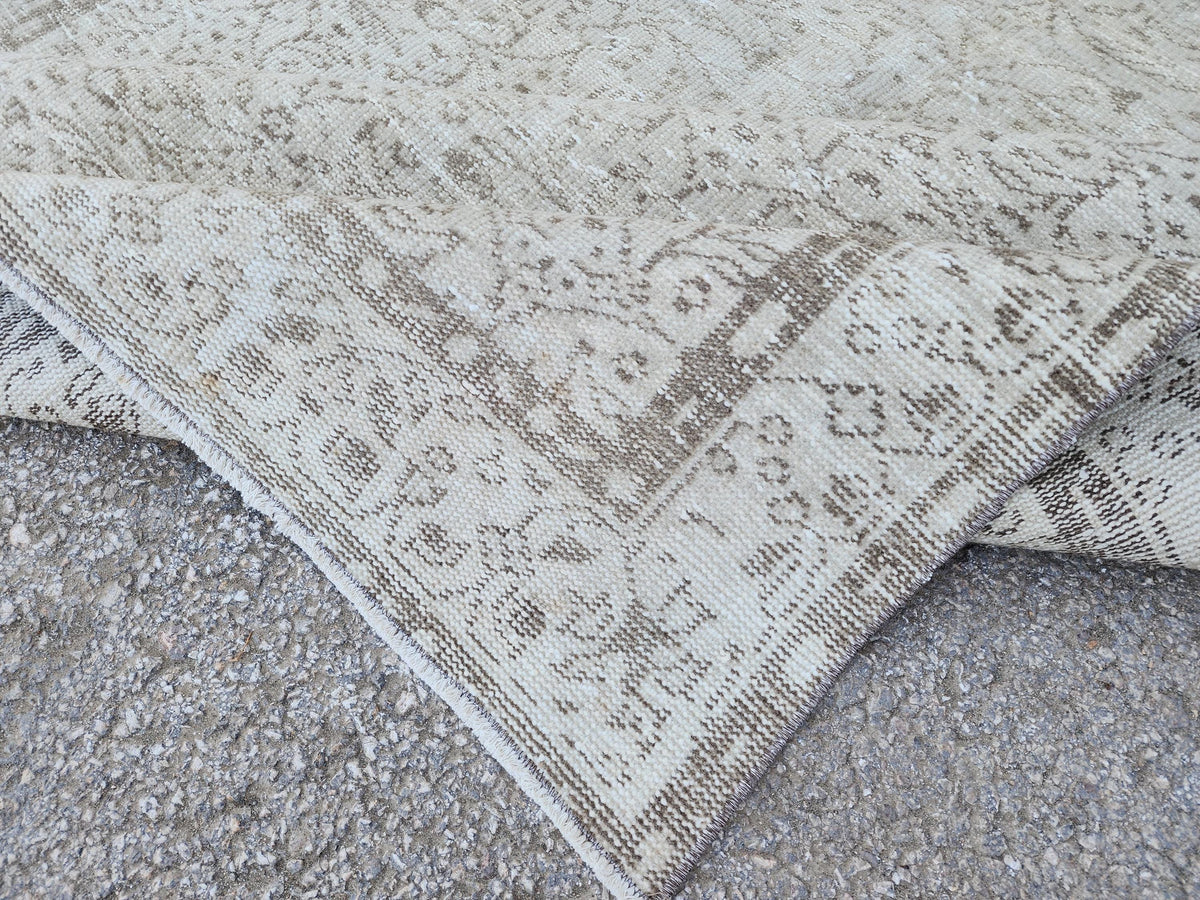 6x10 Turkish Rug: Living Room Decor, Beige and Brown