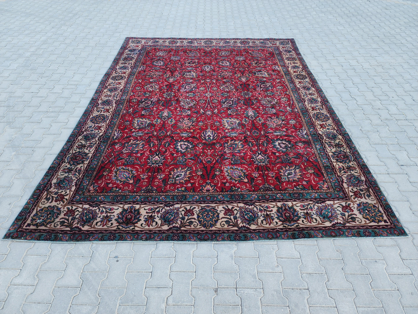 Wool Vintage Oversize Rug 9x12 Ft - sku 1321