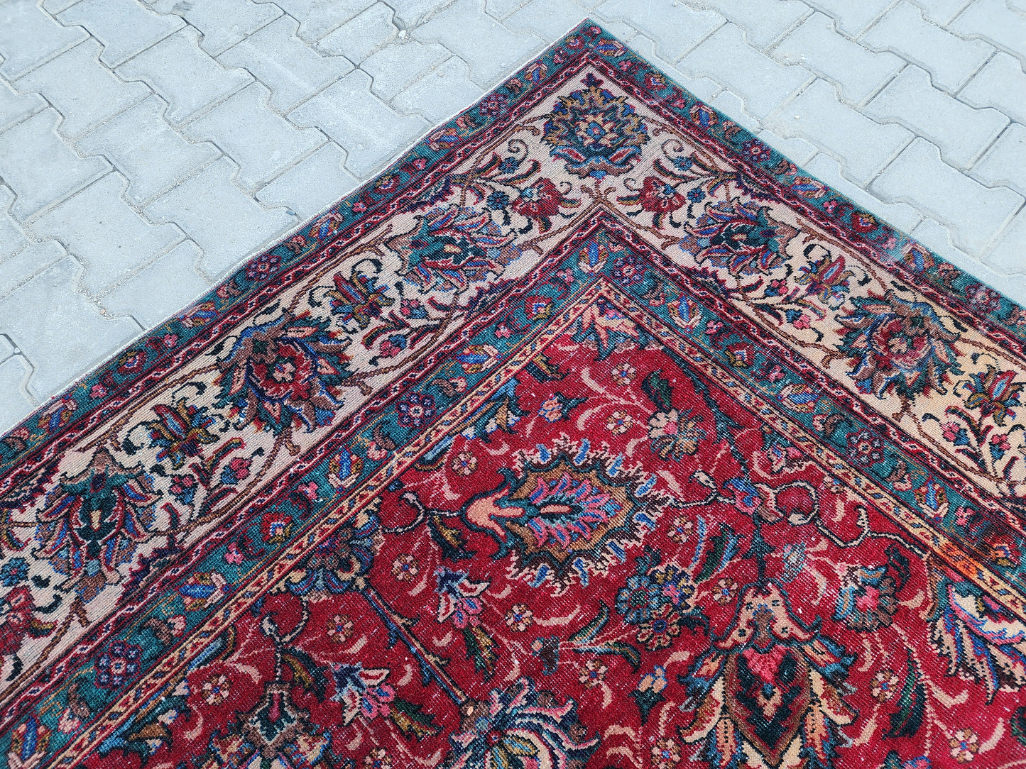 Wool Vintage Oversize Rug 9x12 Ft - sku 1321