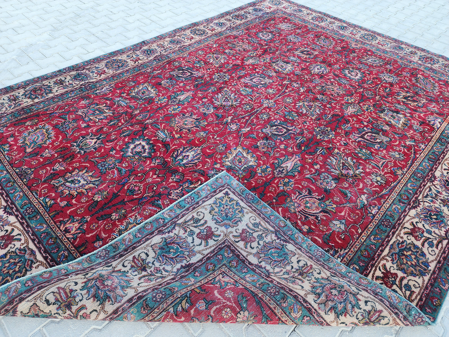 Wool Vintage Oversize Rug 9x12 Ft - sku 1321
