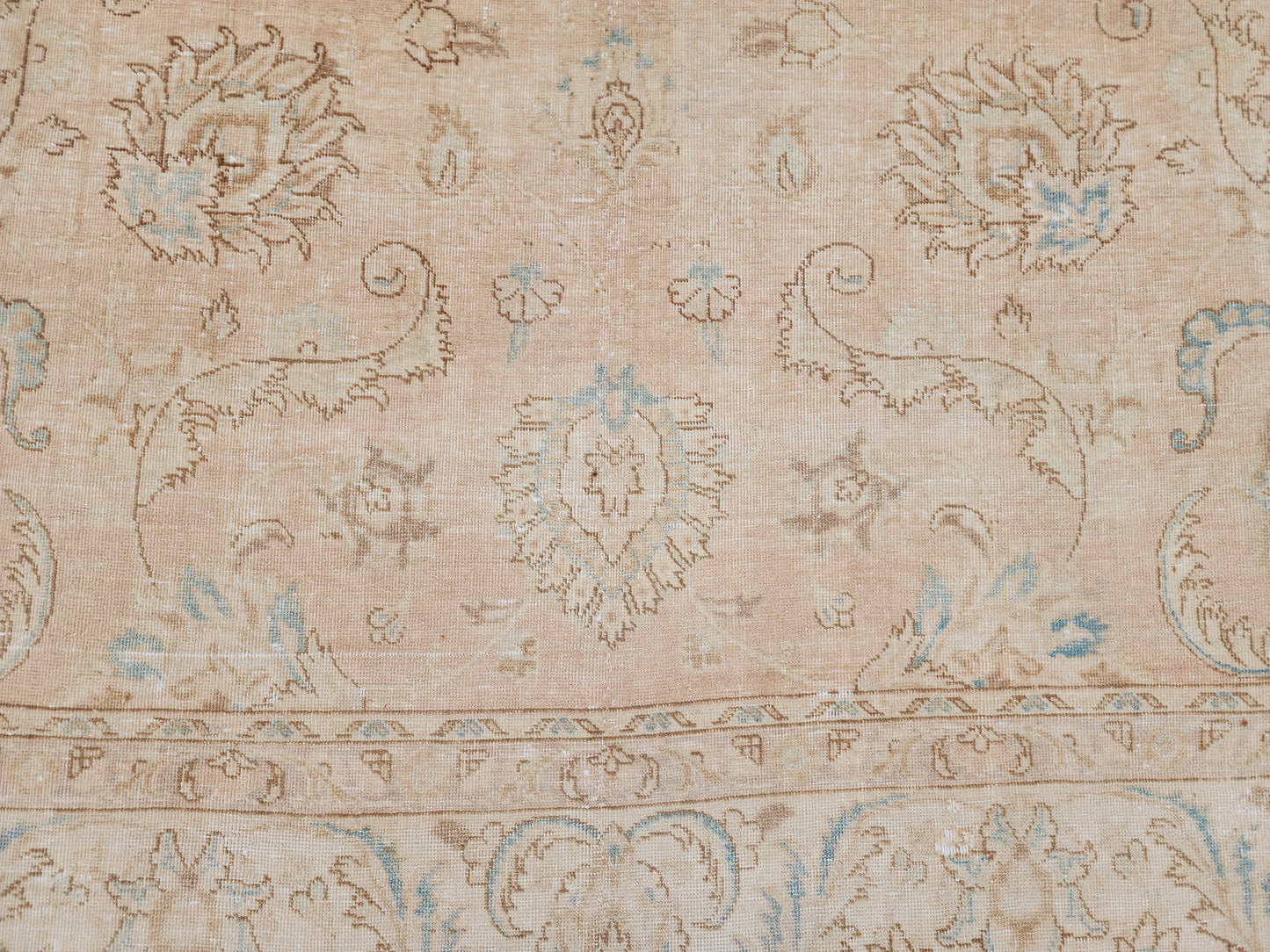 Neutral Vintage Oversize Rug 9x12 ft - skua203