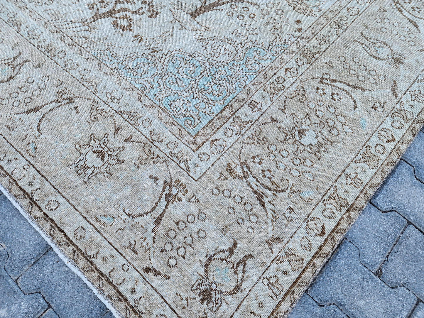 Large Wool Rug 9x12 ft - sku1414