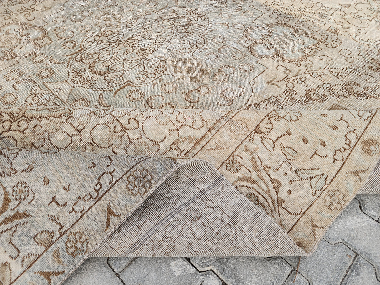 Turkish Vintage Rug 9x12 ft - sku1467