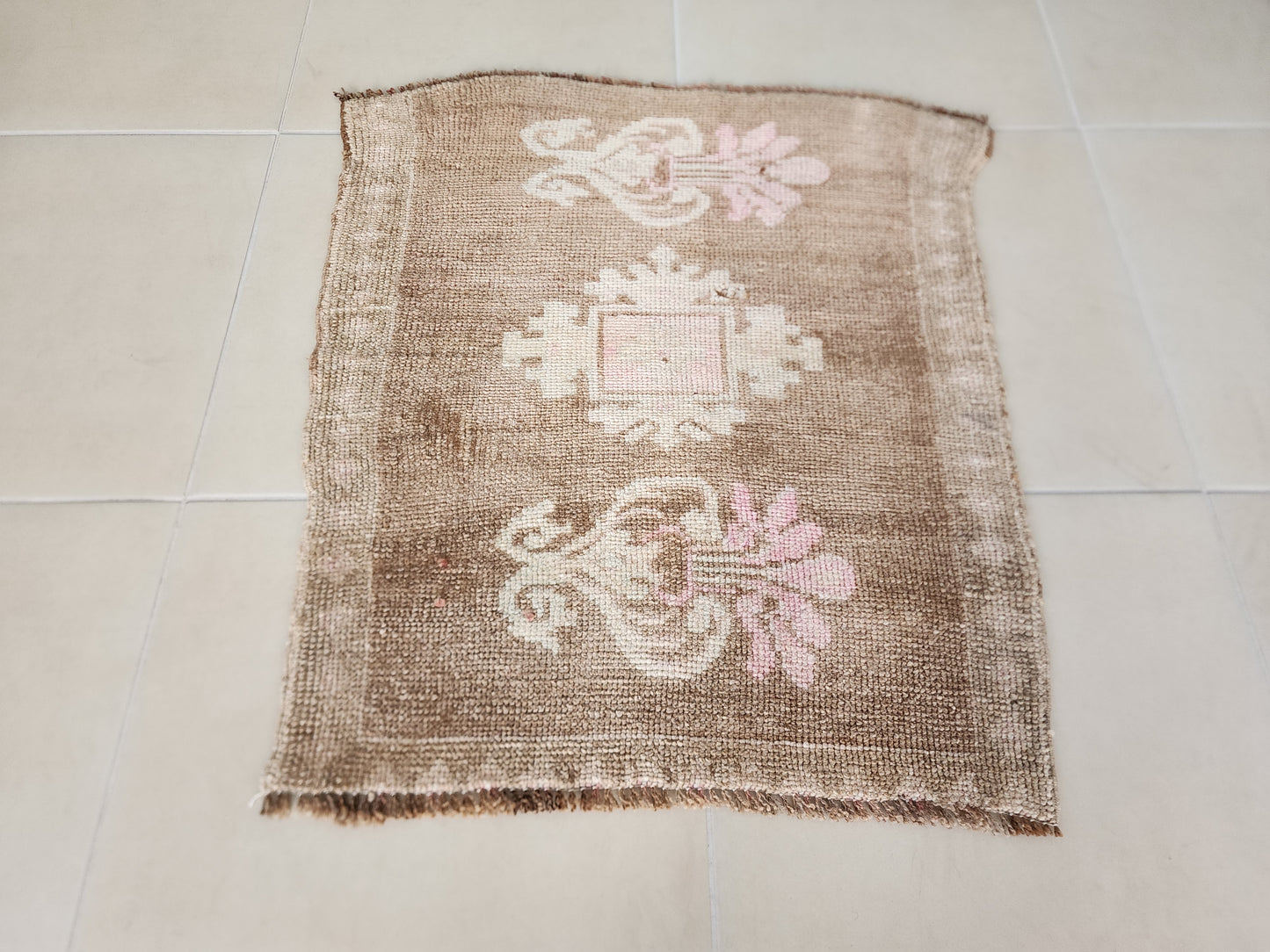 Hand Knotted Doormat 2x3 ft - skuy79