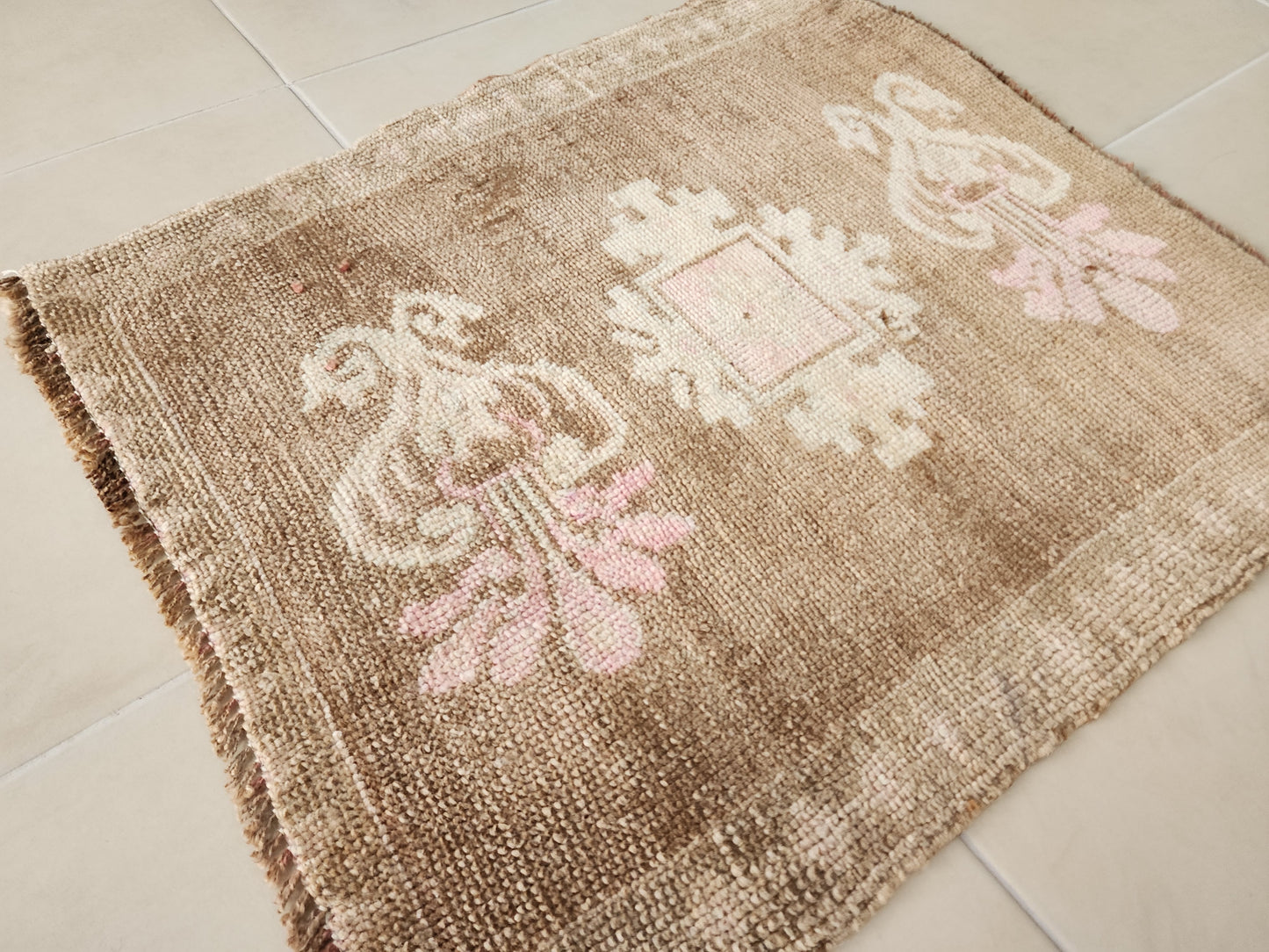 Hand Knotted Doormat 2x3 ft - skuy79
