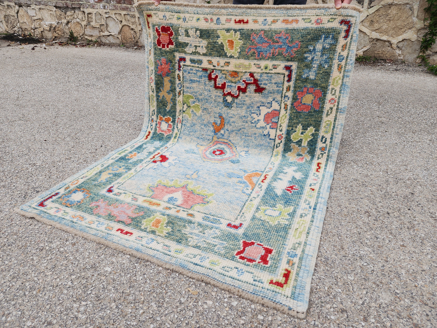 Turkish Oushak Rug 3x4 ft - sku1802