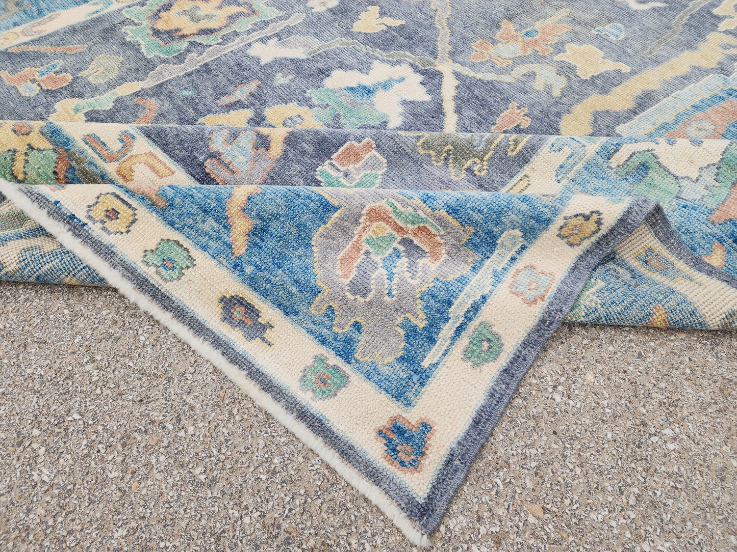 Oushak Wool Rug 8x10 ft - sku1809