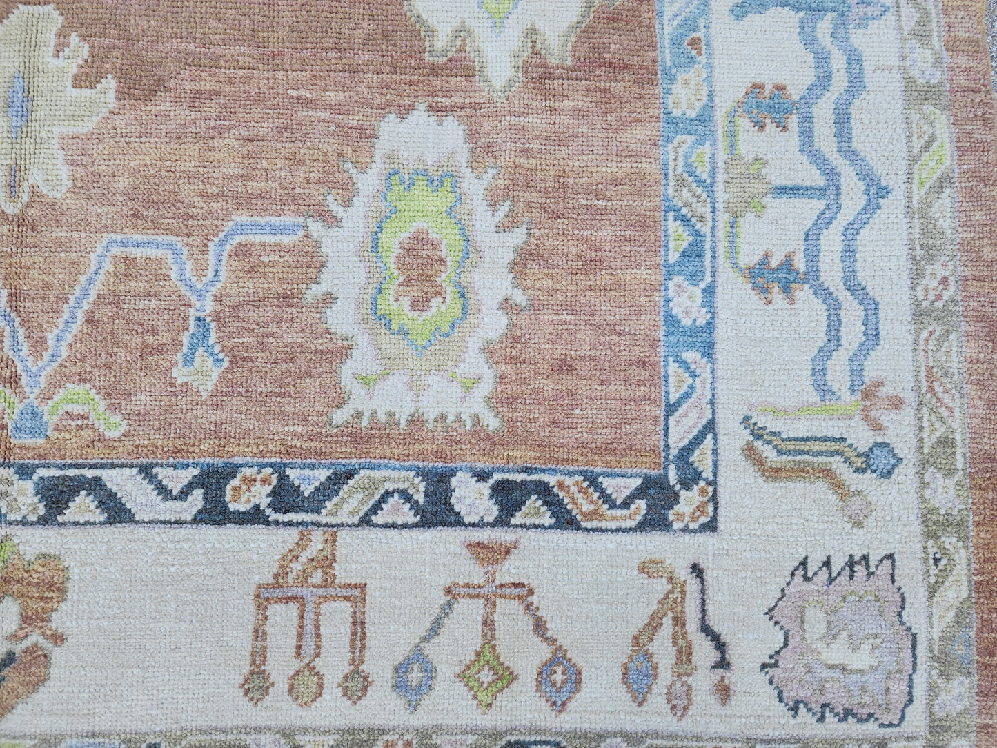Oushak Hand Knotted Rug 8x11 ft - sku1651