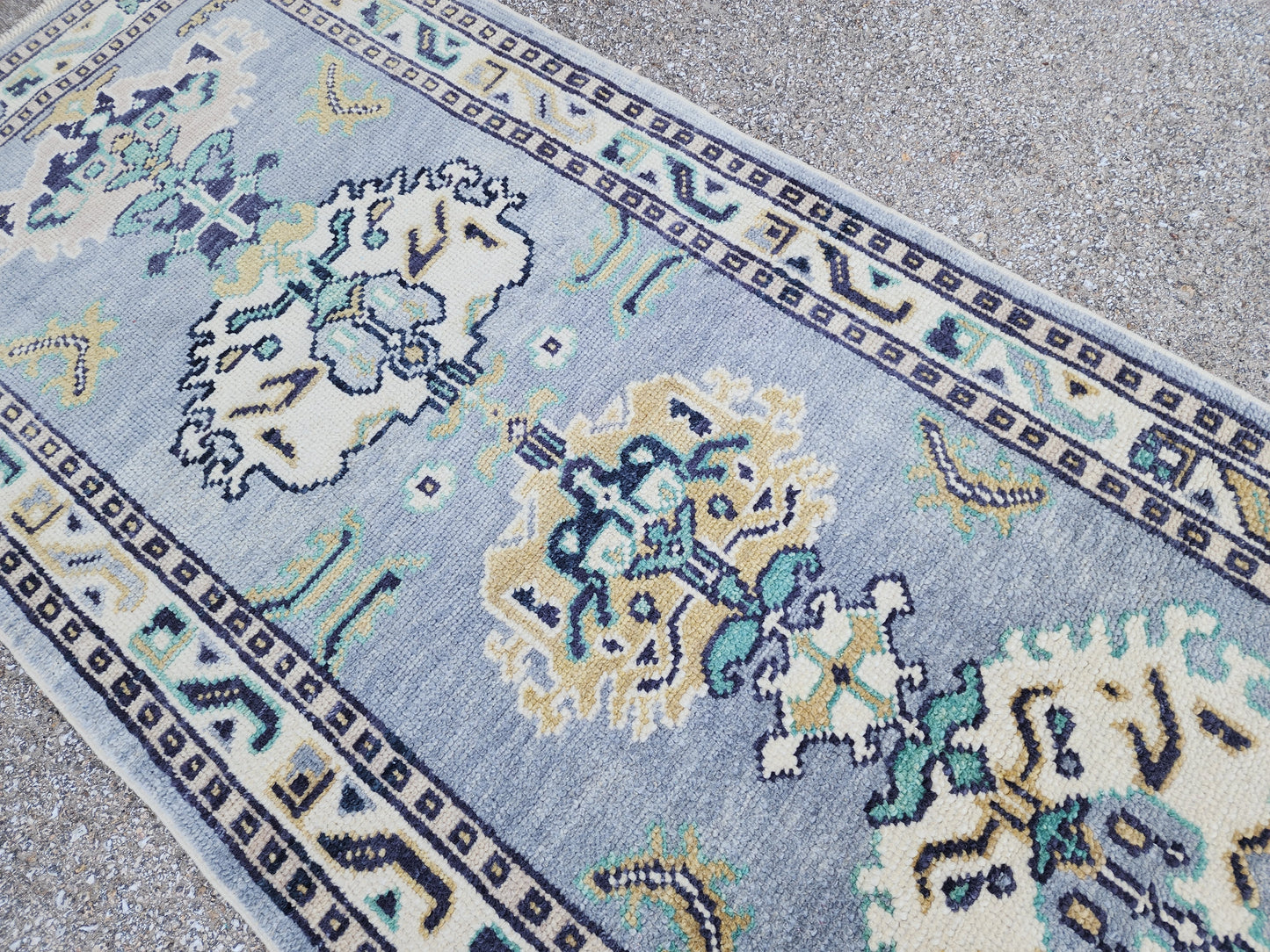 Oushak Hand Knotted Runner Rug 3x11 ft - sku1654