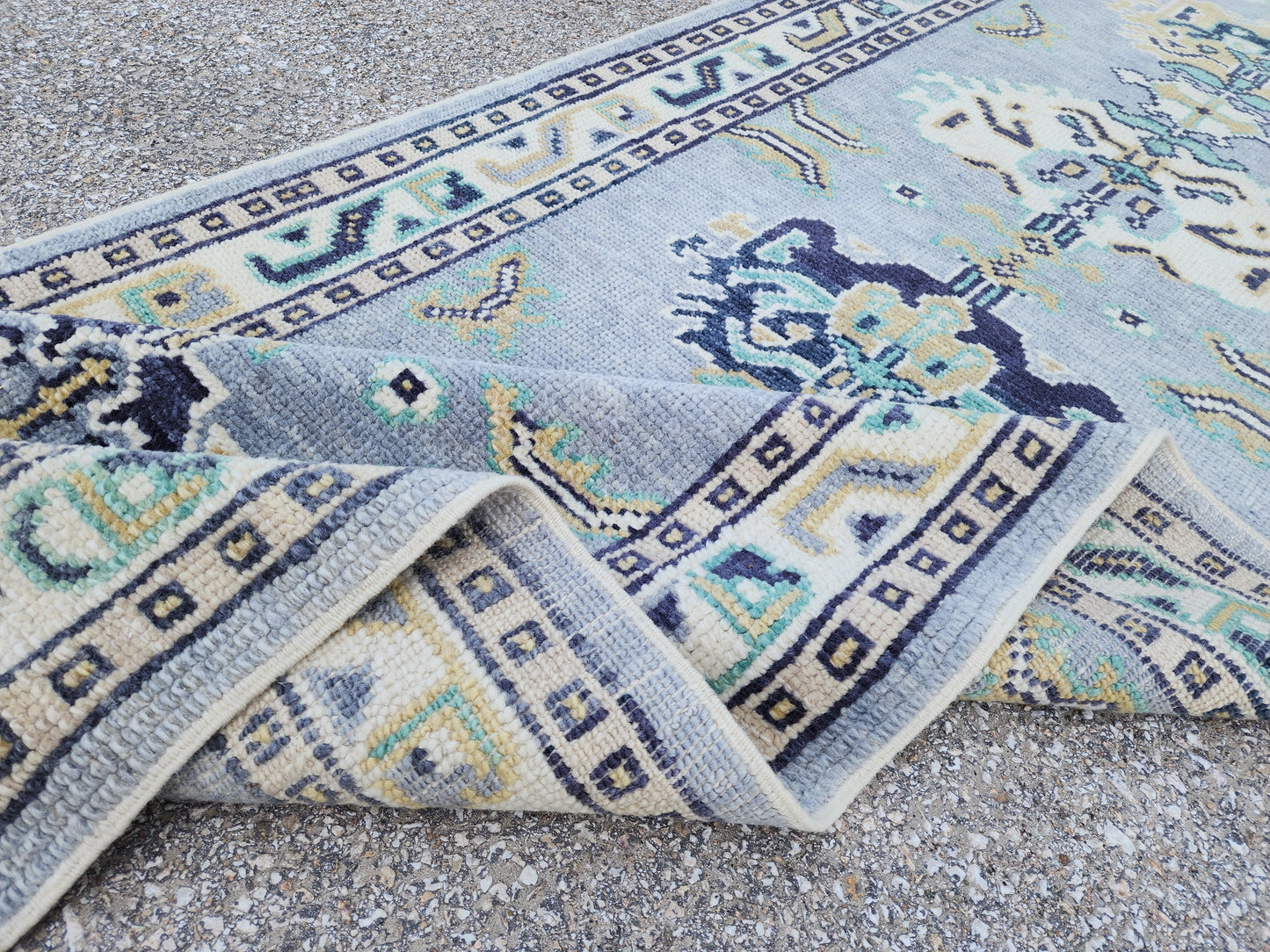 Oushak Hand Knotted Runner Rug 3x11 ft - sku1654