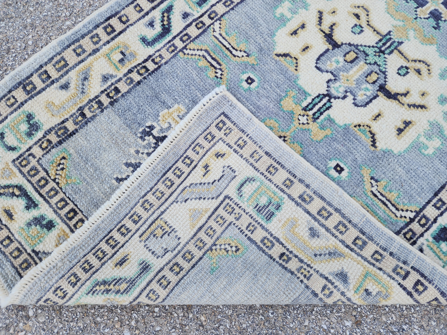 Oushak Hand Knotted Runner Rug 3x11 ft - sku1654