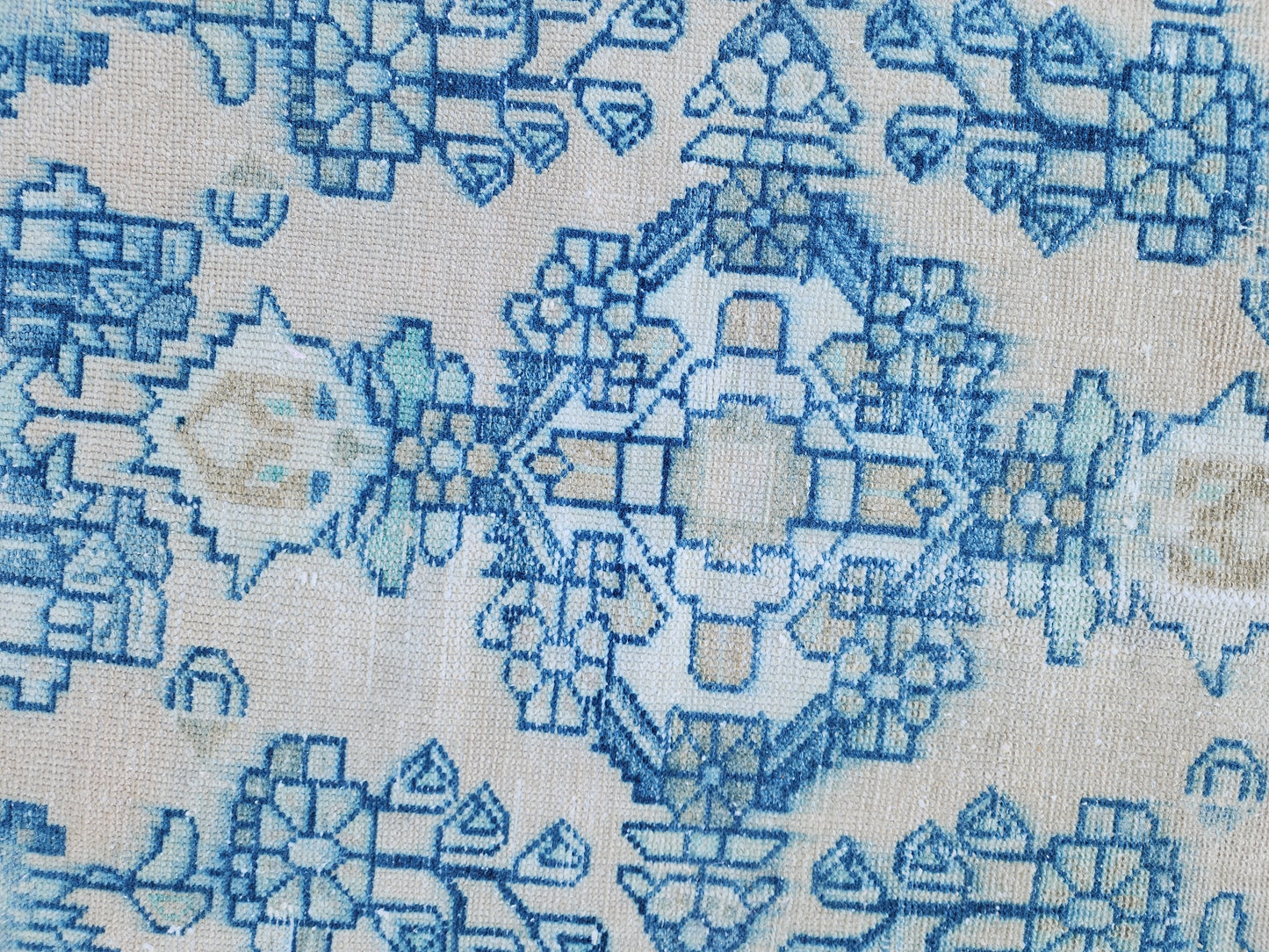 Wool Vintage Runner Rug 3x10 - sku1937