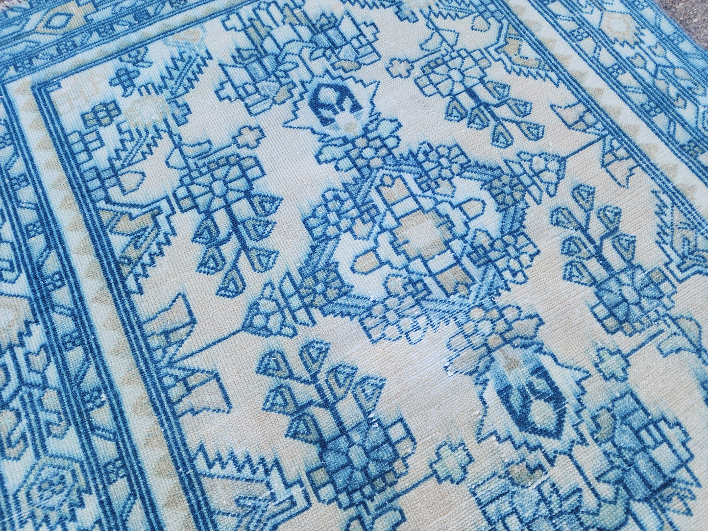 Wool Vintage Runner Rug 3x10 - sku1937