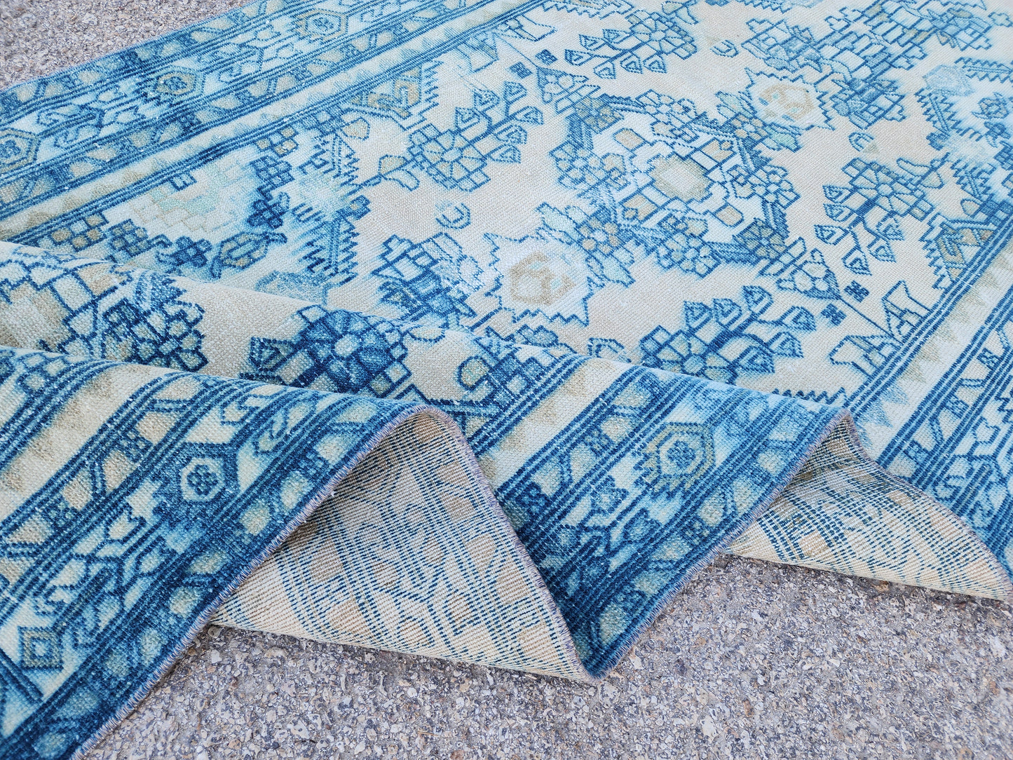 Wool Vintage Runner Rug 3x10 - sku1937