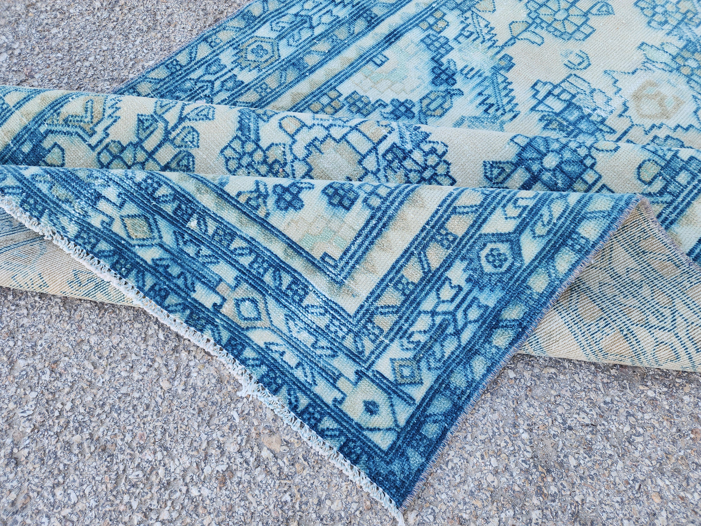 Wool Vintage Runner Rug 3x10 - sku1937