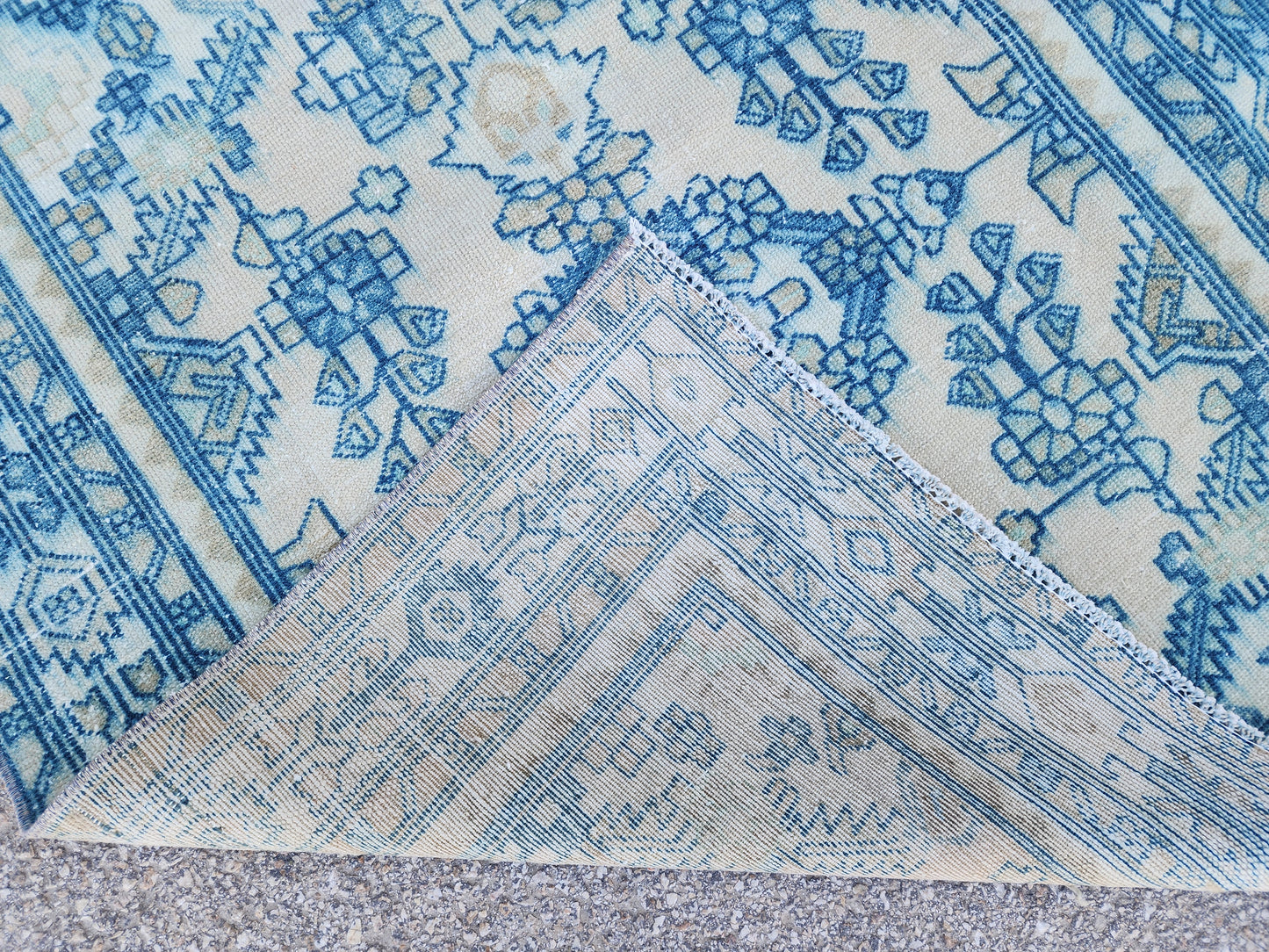 Wool Vintage Runner Rug 3x10 - sku1937
