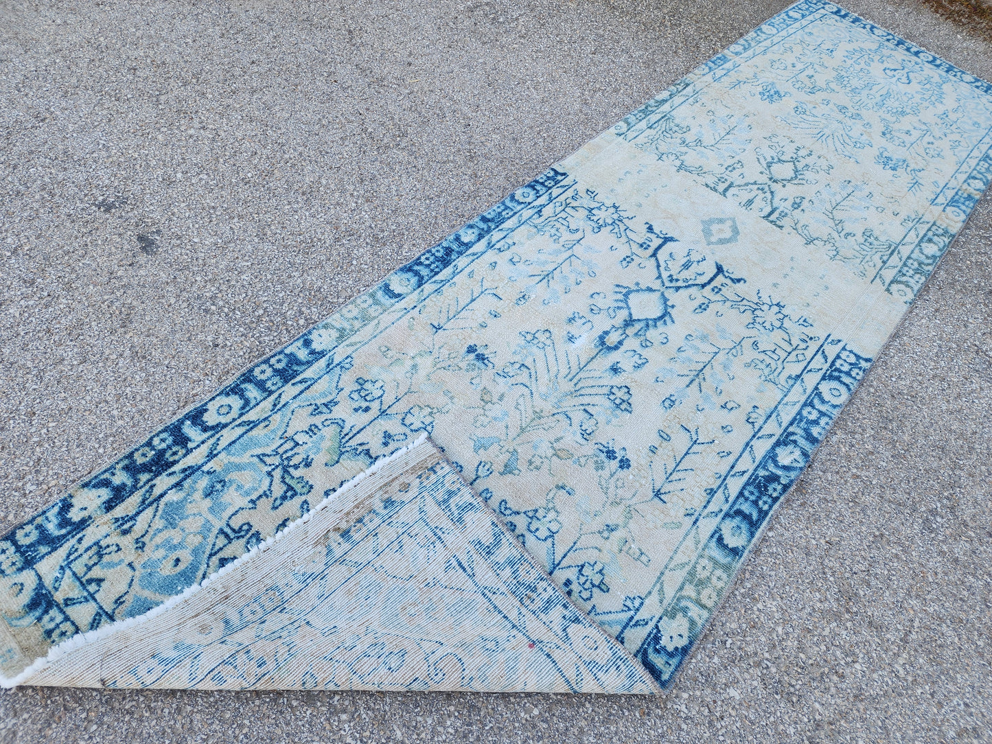 Oushak Vintage Runner Rug 3x10 - sku1938