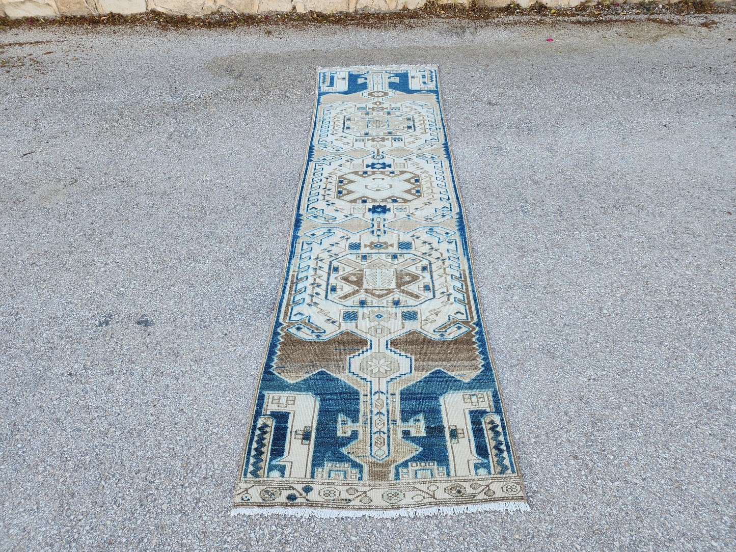 Hand Made Runner Rug 2x9 - sku1939