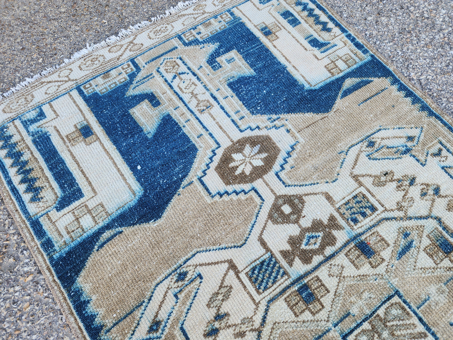 Hand Made Runner Rug 2x9 - sku1939