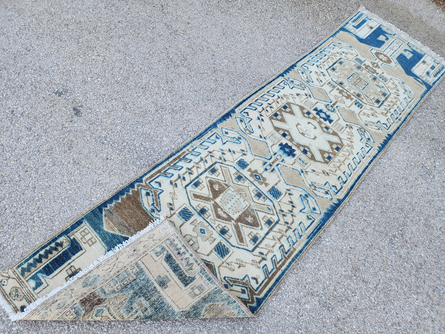 Hand Made Runner Rug 2x9 - sku1939