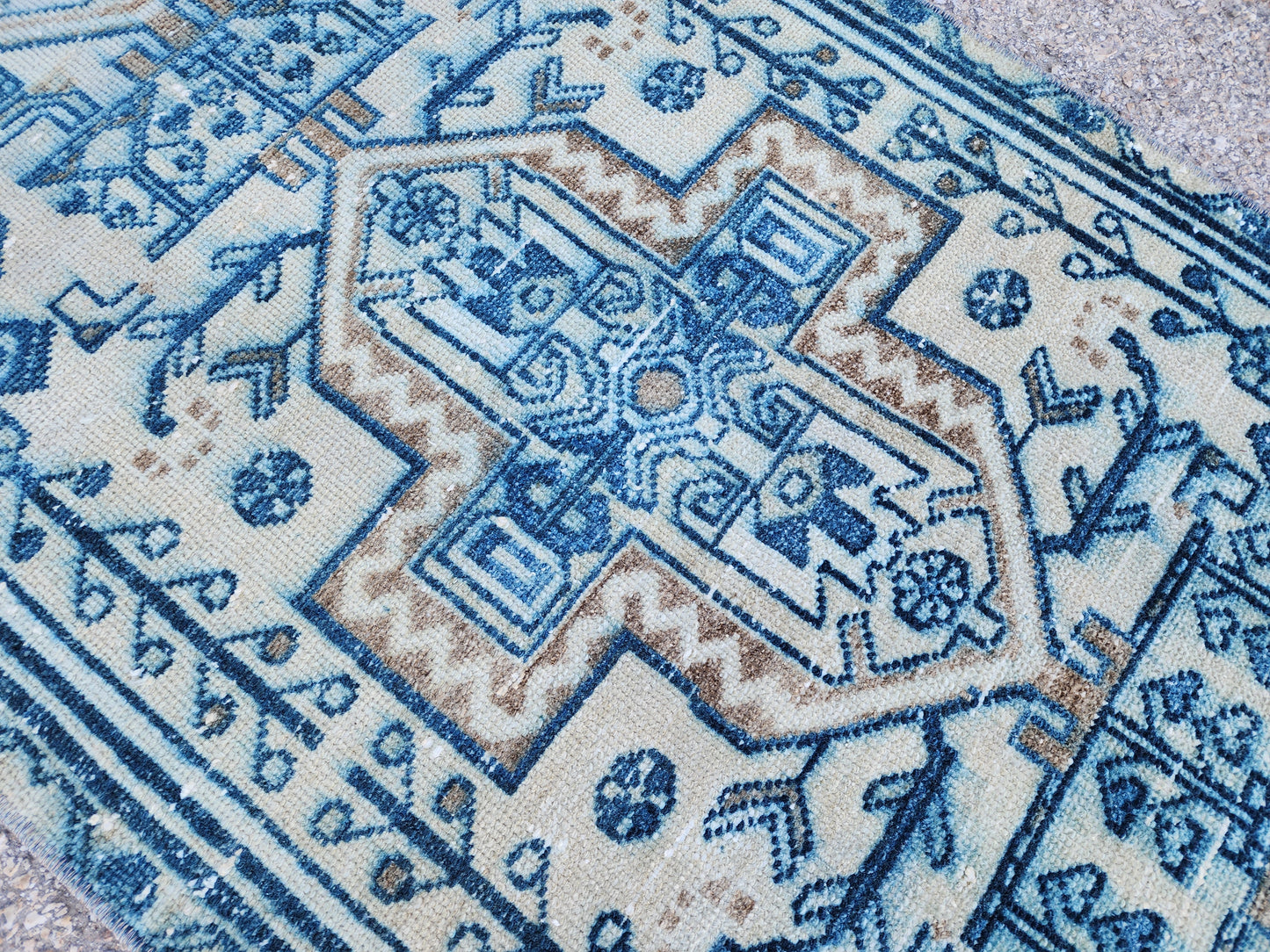 Turkish Wool Runner Rug 2x10 - sku1940