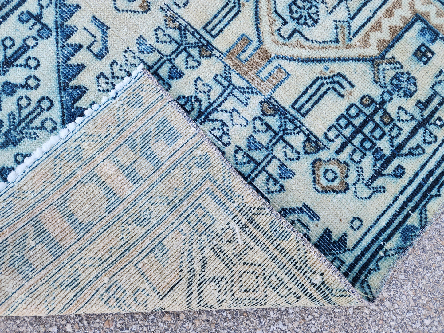 Turkish Wool Runner Rug 2x10 - sku1940