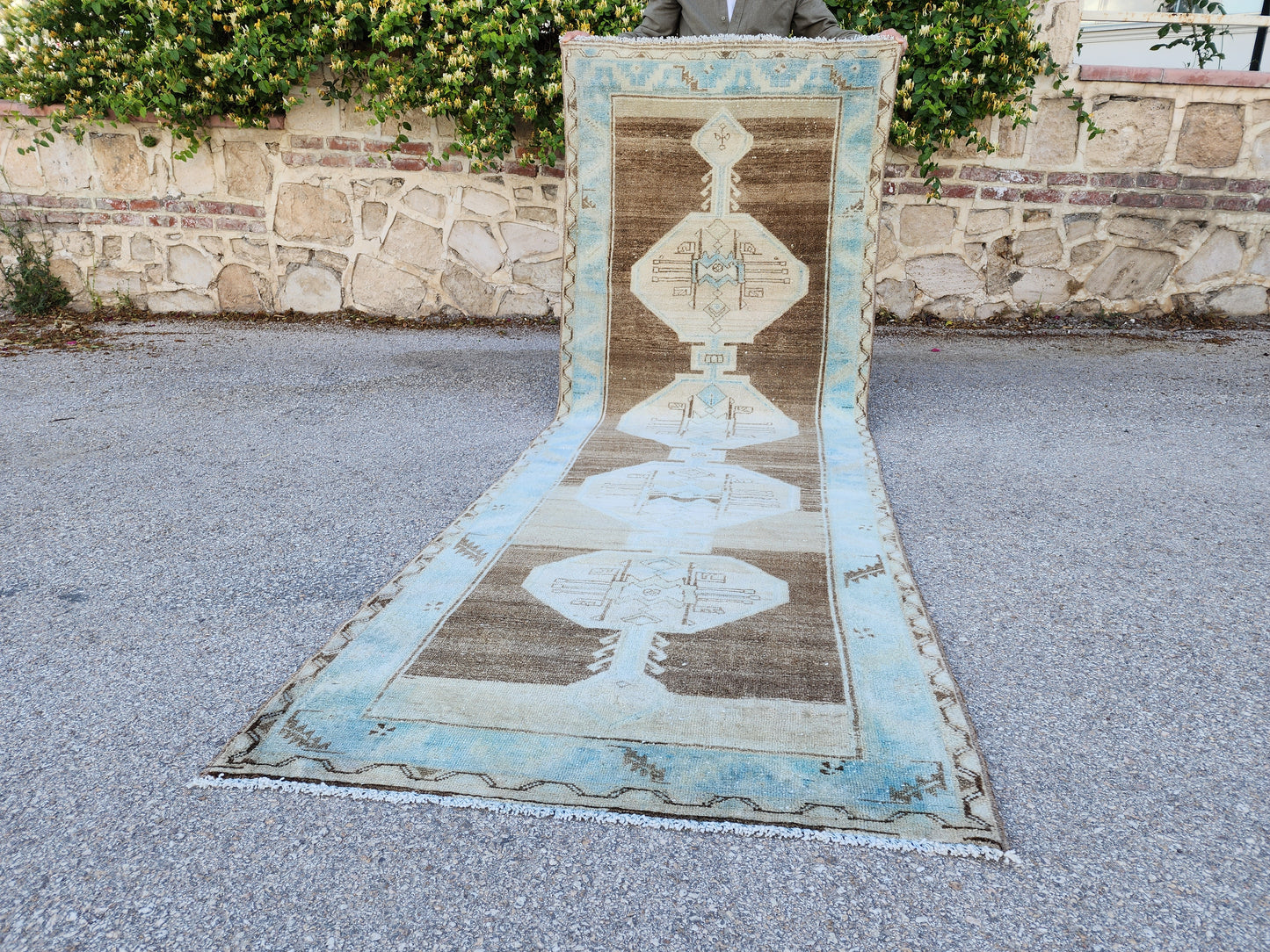 Neutral Persian Runner Rug 3x10 - sku1941