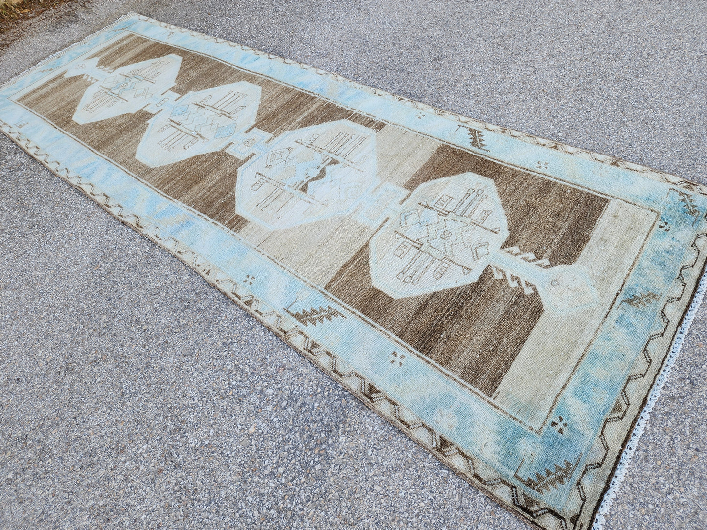 Neutral Persian Runner Rug 3x10 - sku1941