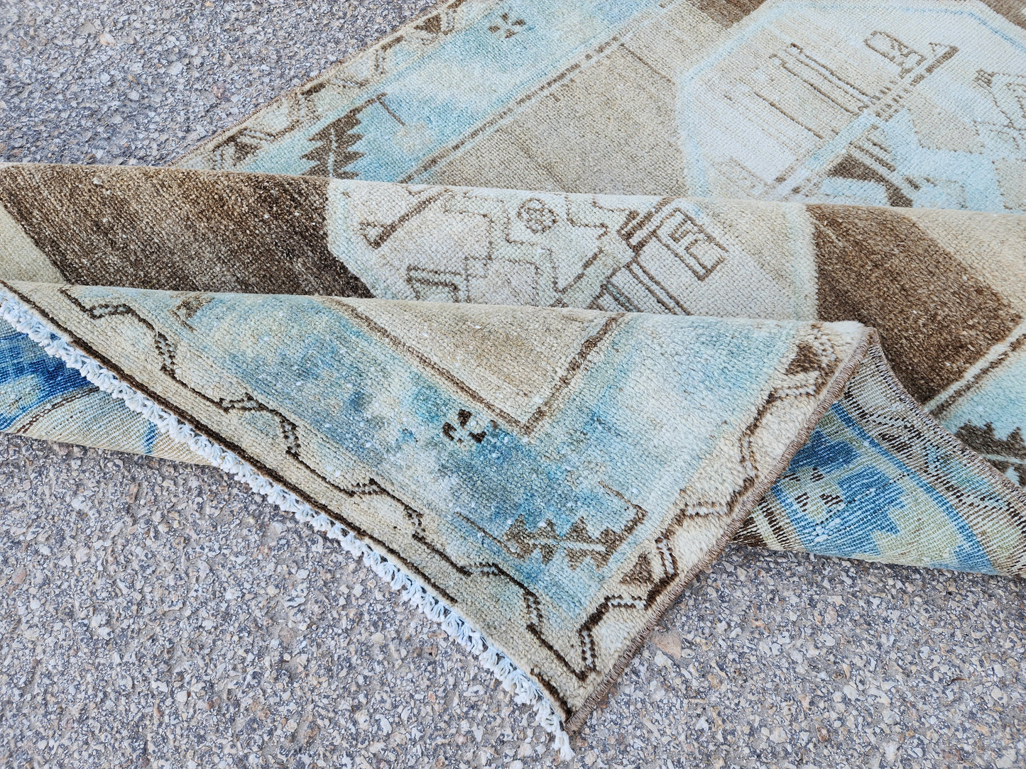 Neutral Persian Runner Rug 3x10 - sku1941