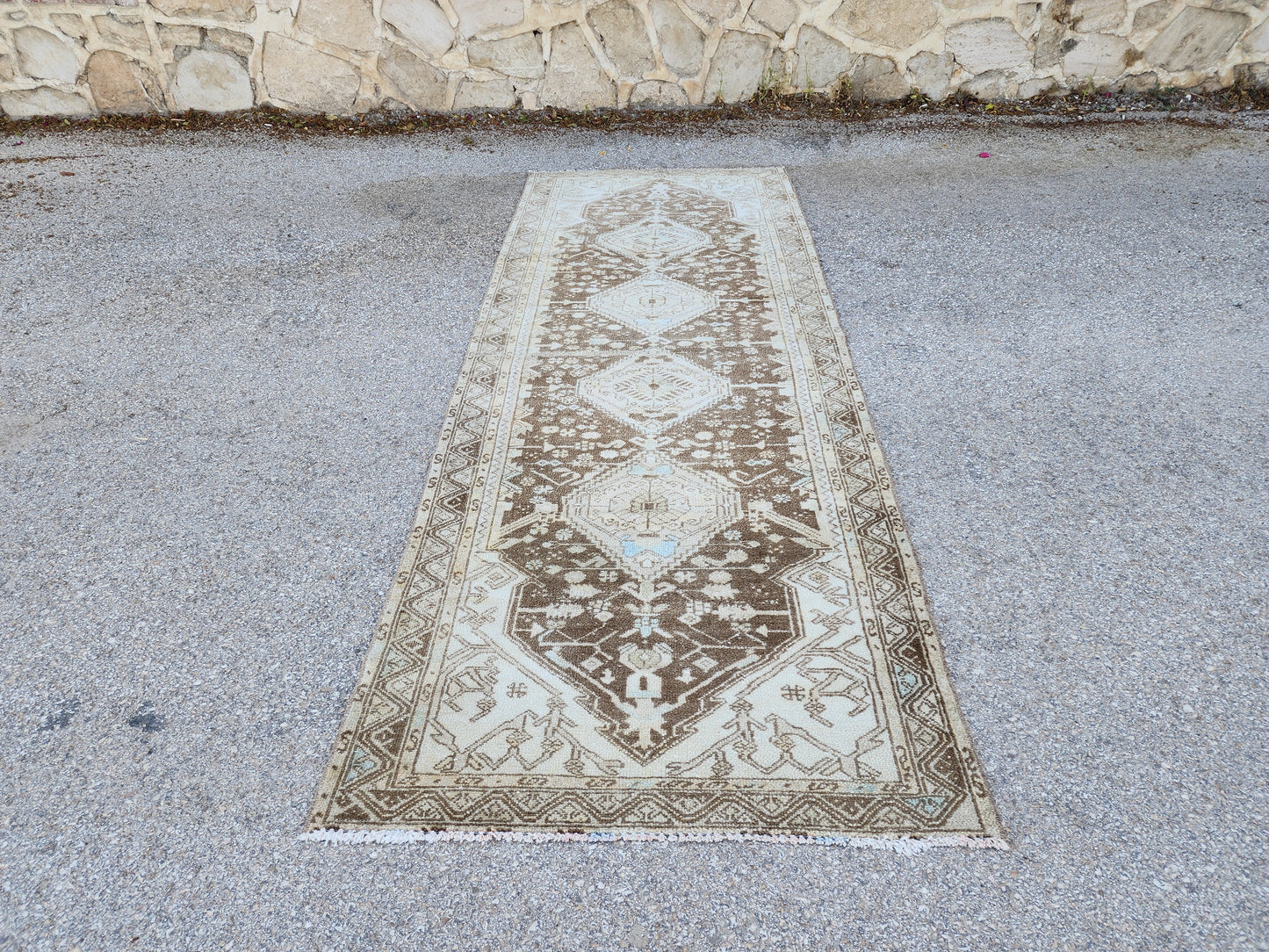 Hand Woven Runner Rug 3x9 - sku1945