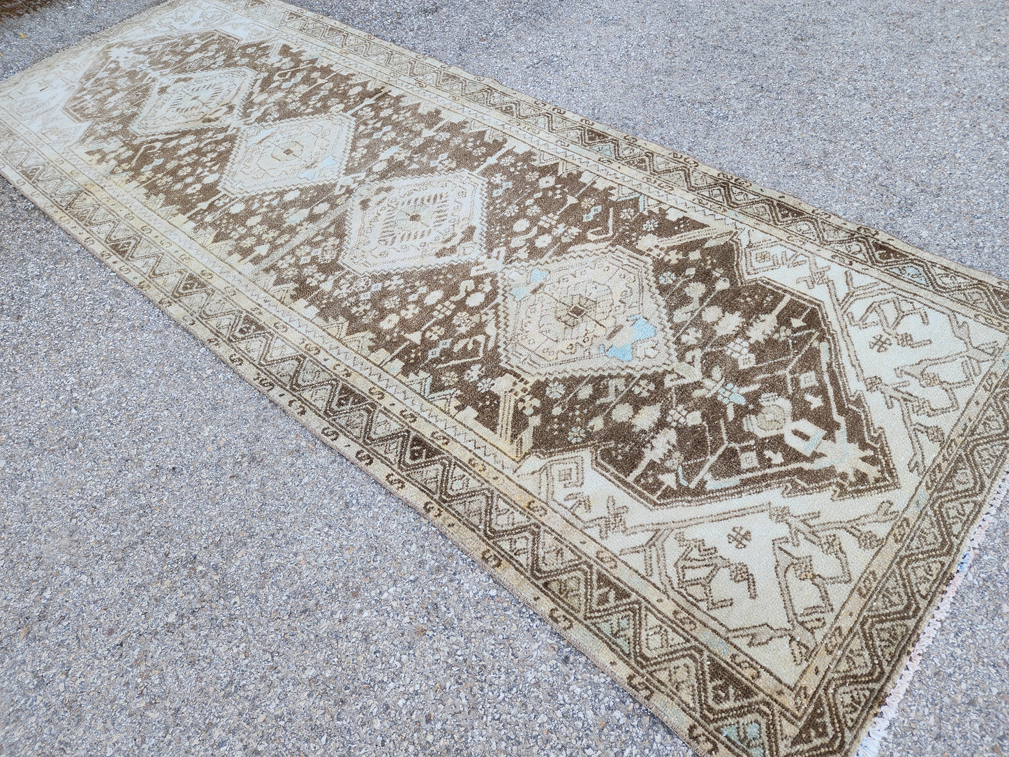 Hand Woven Runner Rug 3x9 - sku1945