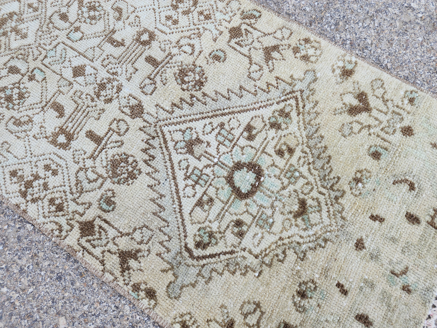 Hallway Neutral Woven Runner Rug 2x6 - sku1947