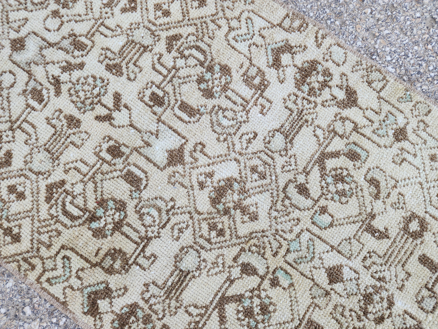 Hallway Neutral Woven Runner Rug 2x6 - sku1947