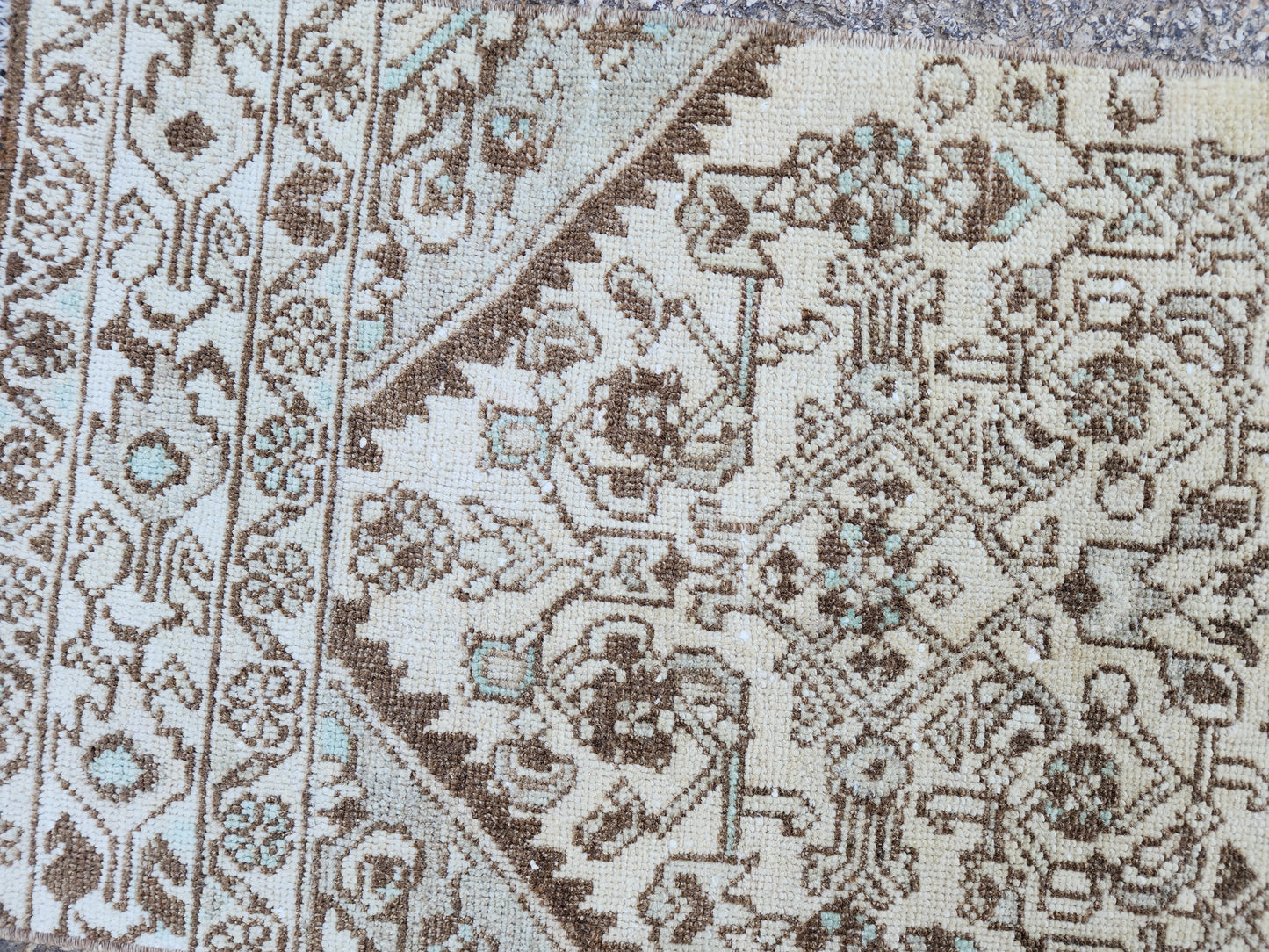 Hallway Neutral Woven Runner Rug 2x6 - sku1947