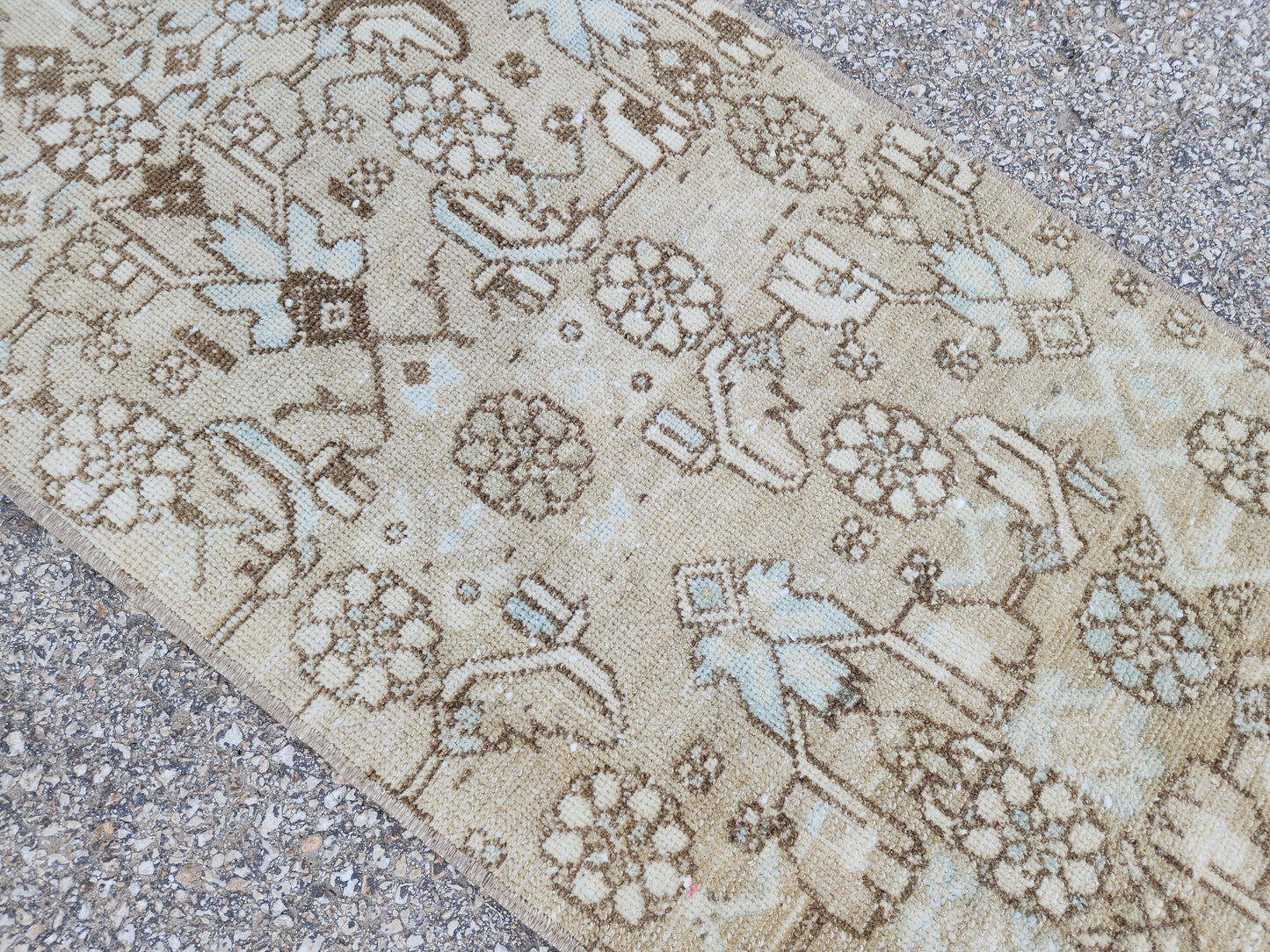 Farmhouse Neutral Woven Runner Rug 2x6 - sku1948