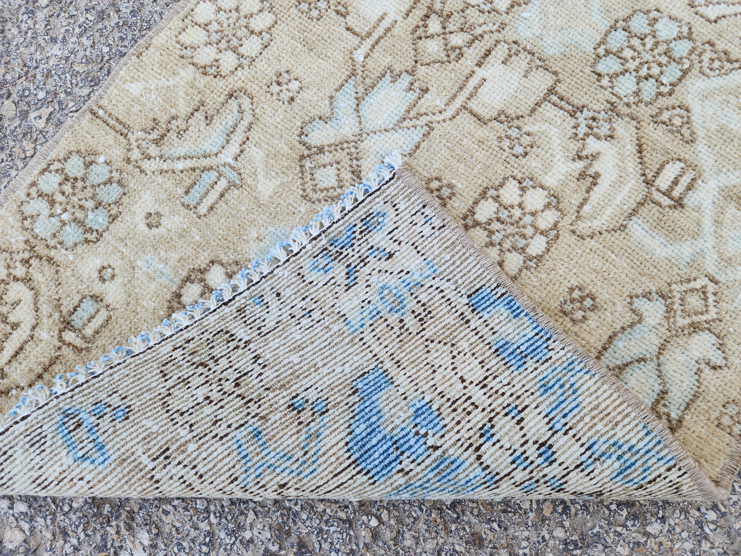 Farmhouse Neutral Woven Runner Rug 2x6 - sku1948