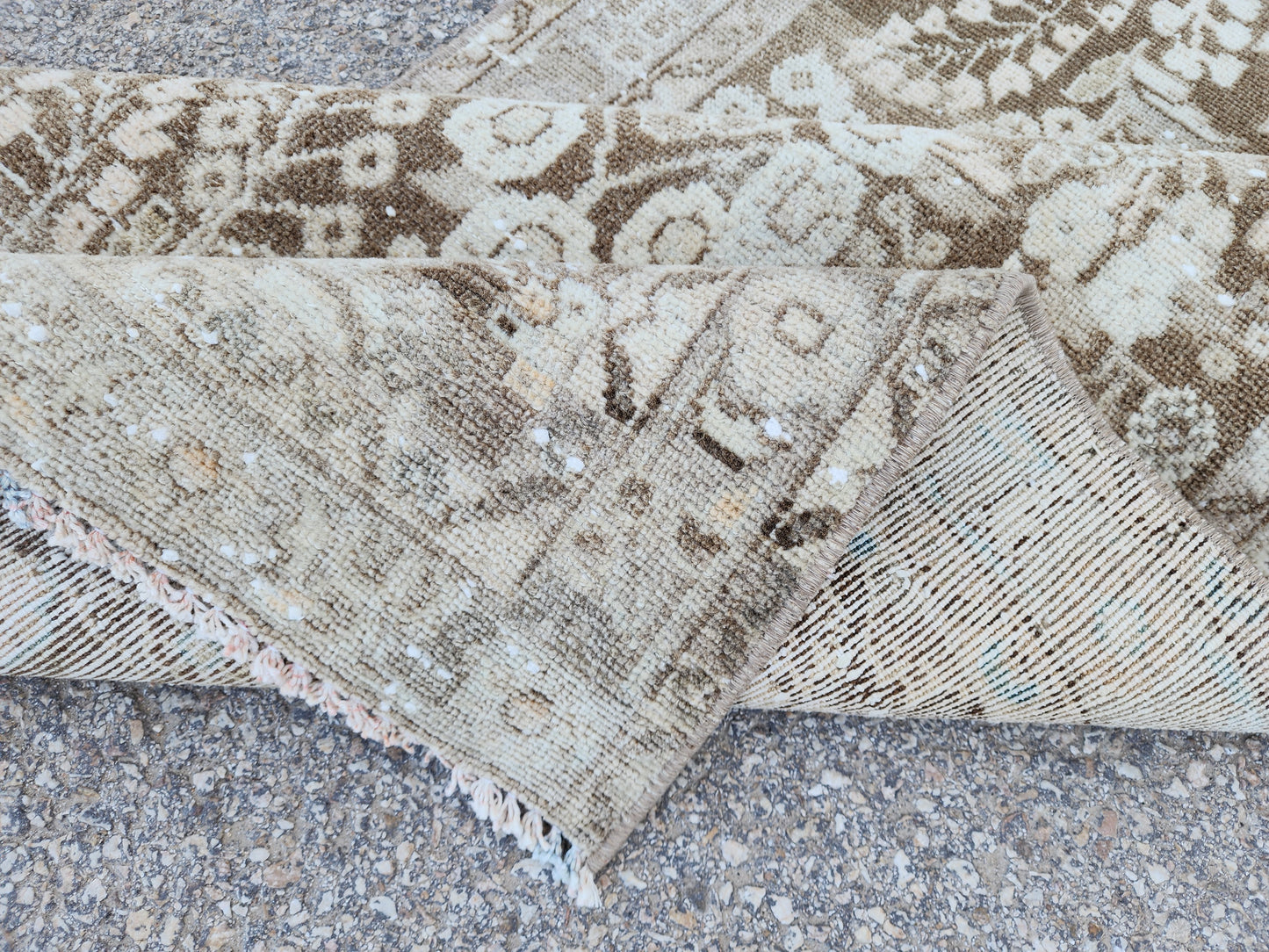 Wool Handcrafted Runner Rug 3x9 - sku1949