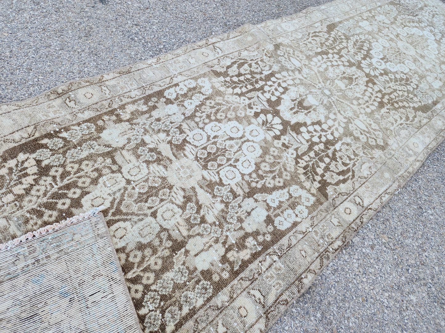 Wool Handcrafted Runner Rug 3x9 - sku1949