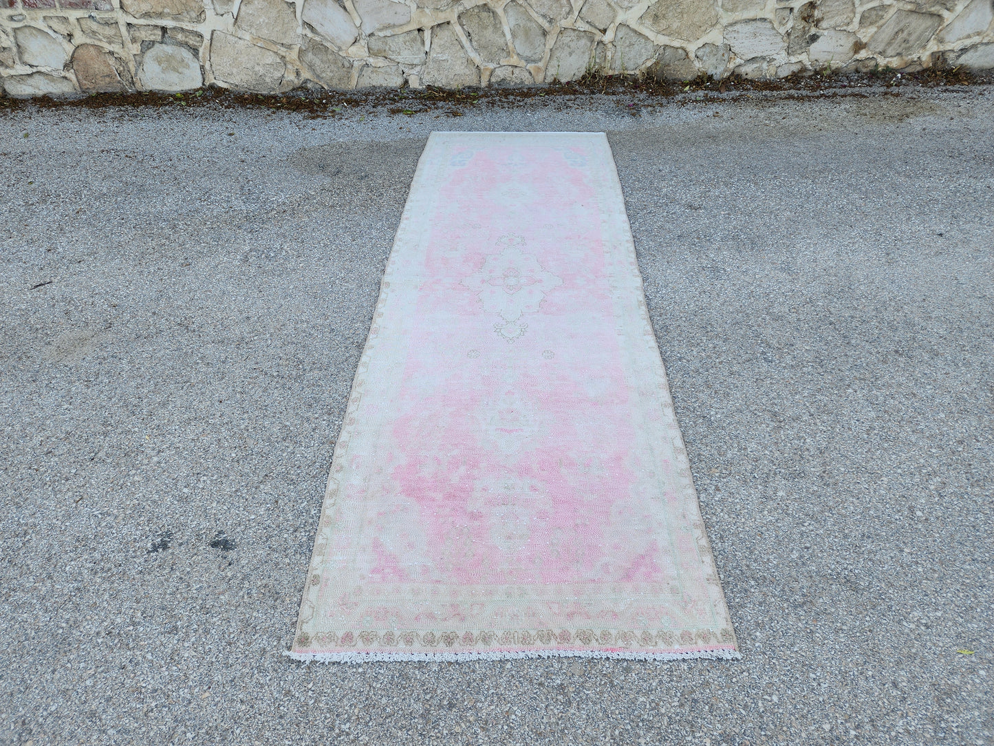 Oreintal Neutral Runner Rug 3x9 - sku1952