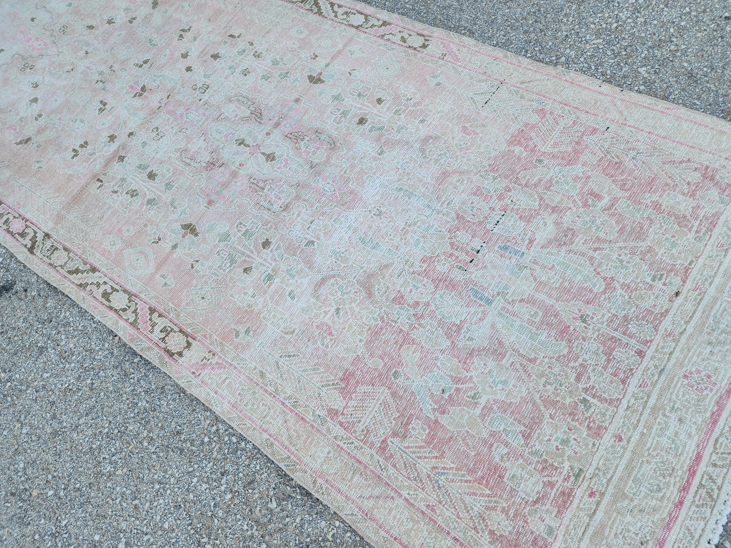 Persian Rustic Woven Runner Rug 3x14 - sku1954