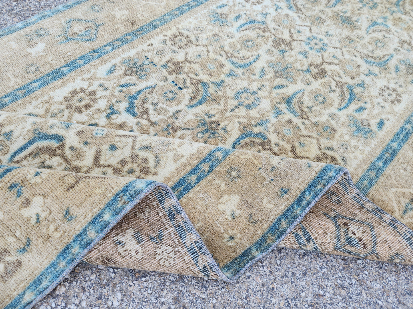 Neutral Hand Woven Runner Rug 3x9 - sku1955