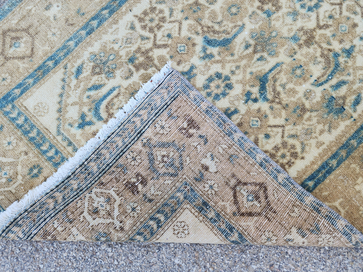 Neutral Hand Woven Runner Rug 3x9 - sku1955