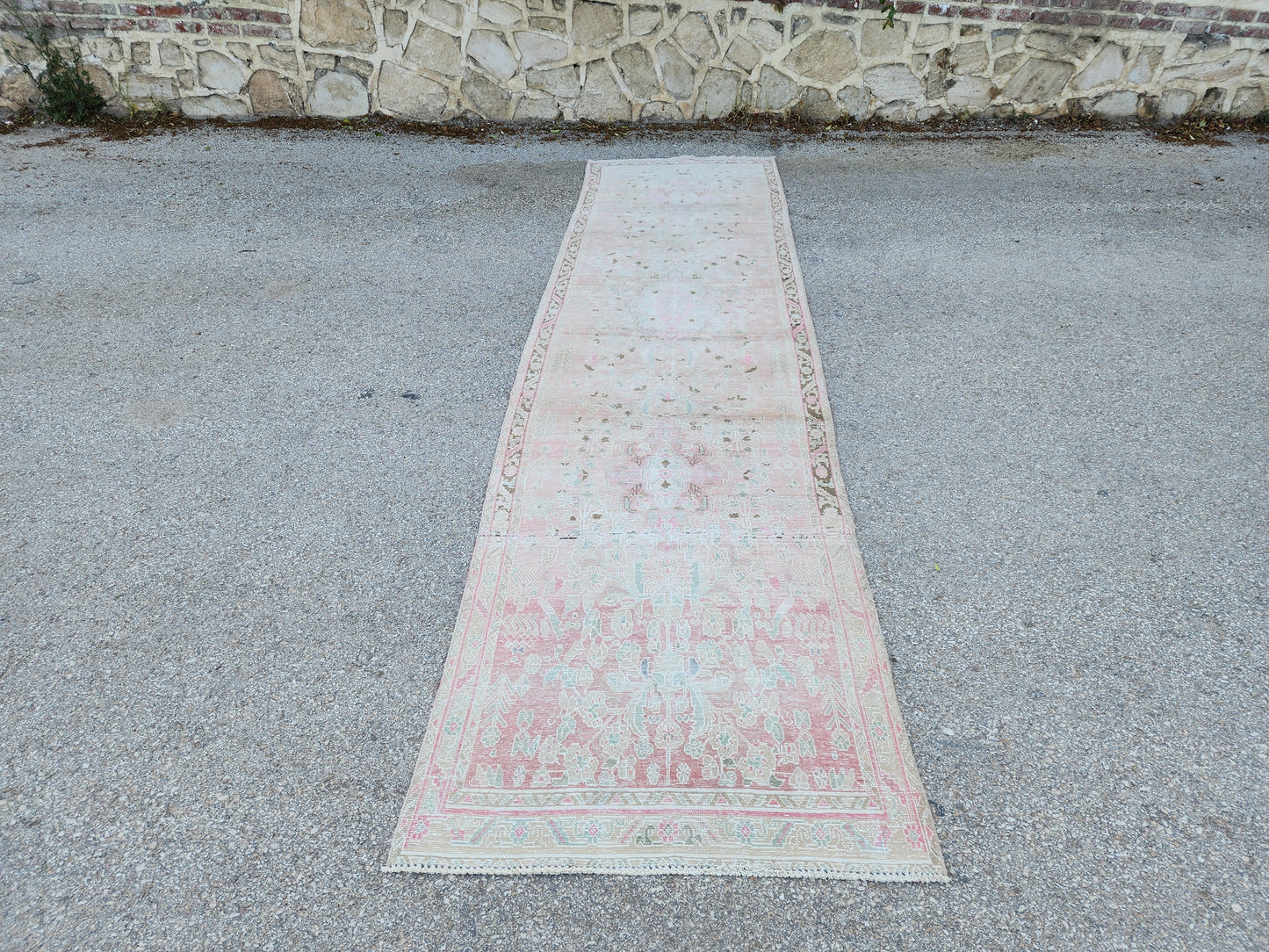 Neutral Persian Runner Rug 3x14 - sku1956