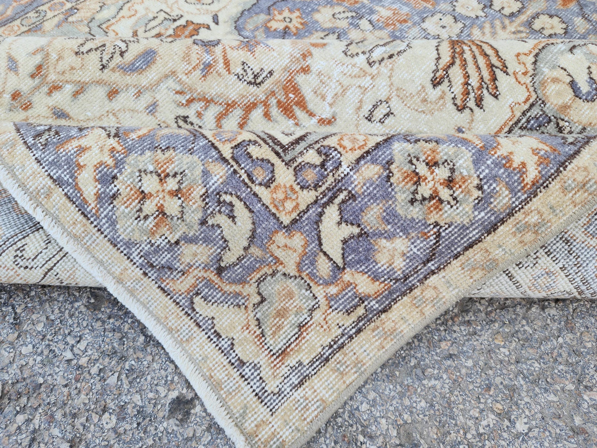 5x8 Dining Room Rug, Turkish Hans Made Oushak Design, Bohemian Hand Knotted Decor