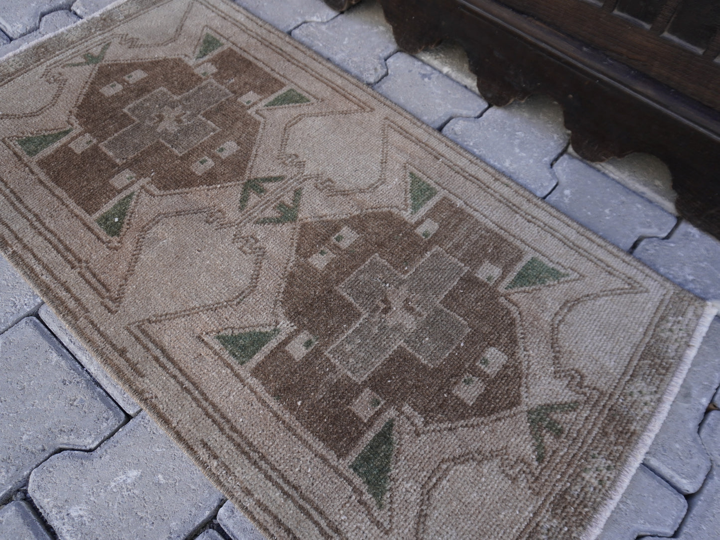 Hand Knotted Doormats 2x3 ft- skuy8