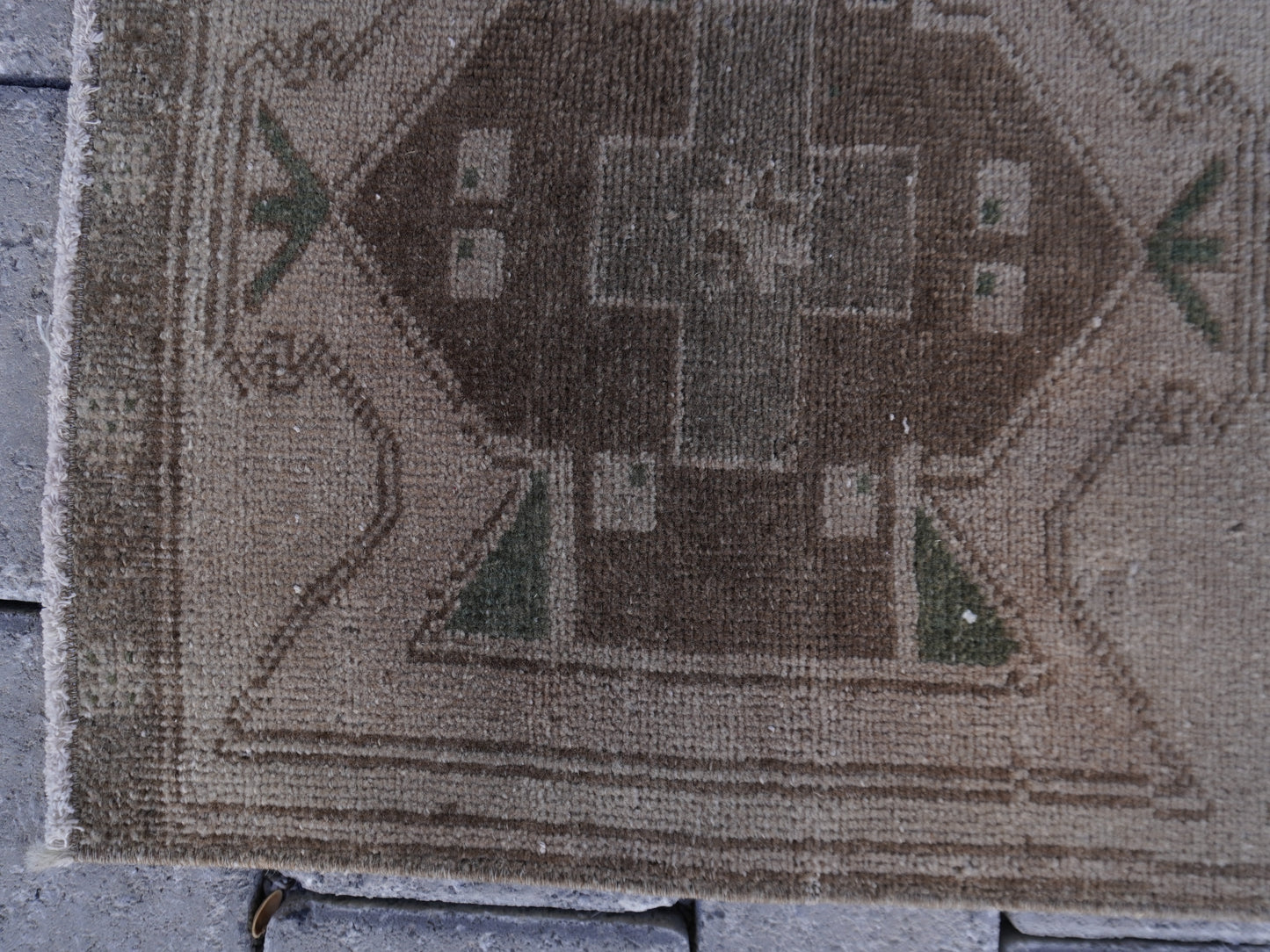 Hand Knotted Doormats 2x3 ft- skuy8