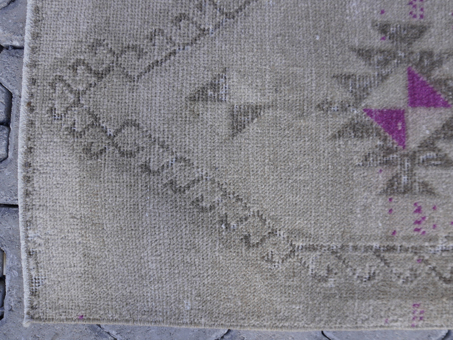 Wool Hand Knotted Doormat 2x3- skuy18