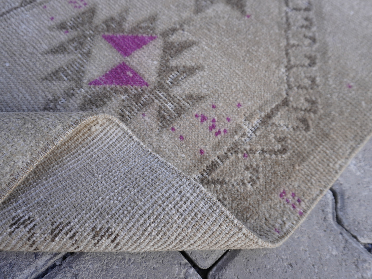 Wool Hand Knotted Doormat 2x3- skuy18