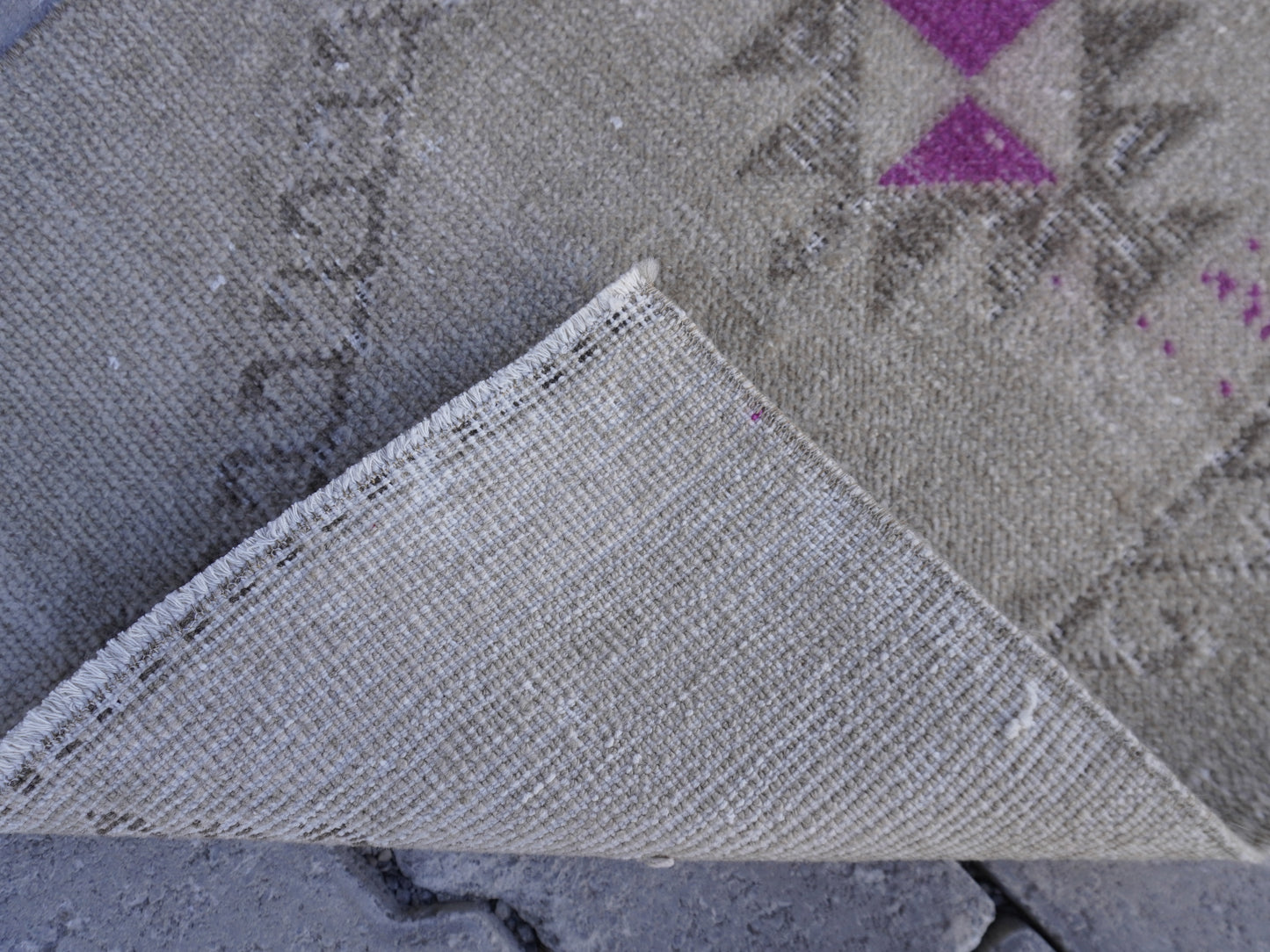 Wool Hand Knotted Doormat 2x3- skuy18