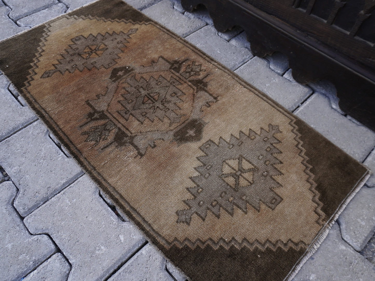Hand Knotted Doormat 2x3 ft - skuy27